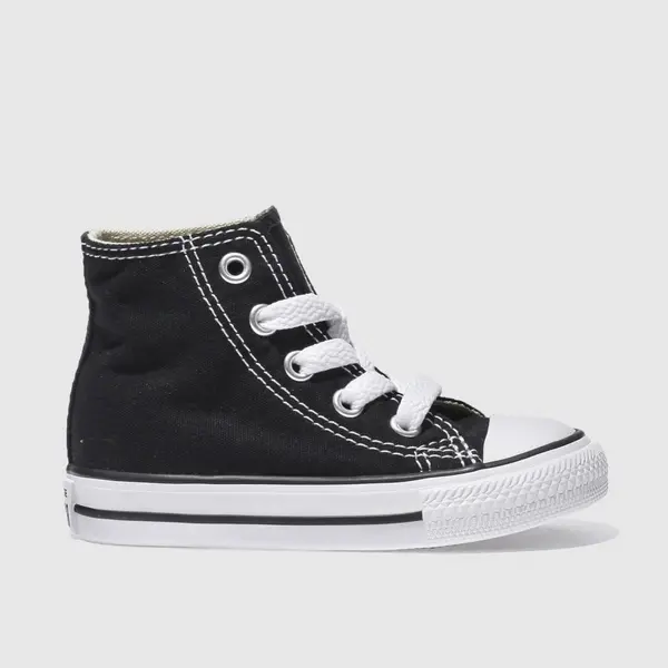 Converse Black all star hi Toddler trainers Black UK 4 (EU 20)