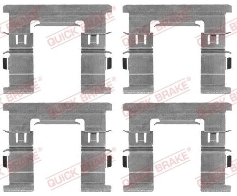 Image of QUICK BRAKE Brake pad fitting kit QUICK BRAKE 109-1869