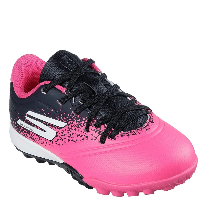 Image of Skechers SKX 1 Juniors Astro Turf Football Boots Black/Pink male C10 (27.5)