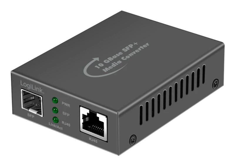 Image of LogiLink NMC003 network media converter 10000 Mbps Black
