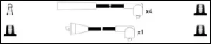 Image of Remax HT Ignition Leads Cable Set Replaces B734,300/326,300/330,XC949,LS-83,DRL10,409 68 507J,51278286,J5383033,73563,DKB178,LDRL1058,RC-EZ1206,T246B,