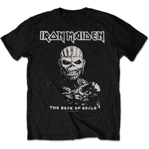 Image of Iron Maiden - The Book of Souls White Contrast Unisex X-Large T-Shirt - Black