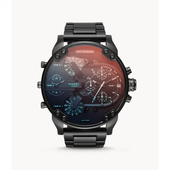 Image of Diesel Mens Mr. Daddy 2.0 Chronograph Stainless Steel Watch - Black