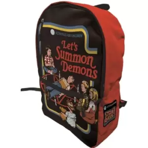 Image of Steven Rhodes Let's Summon Demons Backpack (One Size) (Red/Black) - Red/Black