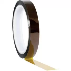 Image of TOOLCRAFT 911XB1933C 911XB1933C Tape Amber (L x W) 33 m x 19mm