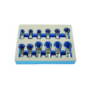 Image of Laser - Flexible Crows Foot Wrench Set - 3/8in. Drive - 12pc - 7165