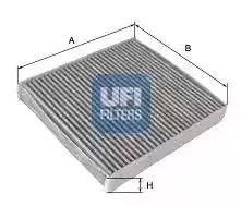 Image of UFI 54.111.00 Interior Air Cabin/ Pollen Filter