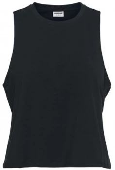 image of Noisy May Hailey Crop Tank Top Top black