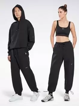 Image of Reebok Dreamblend Cotton Track Joggers, Black Size XS Men