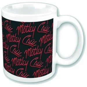 image of Motley Crue - Logo Boxed Standard Mug