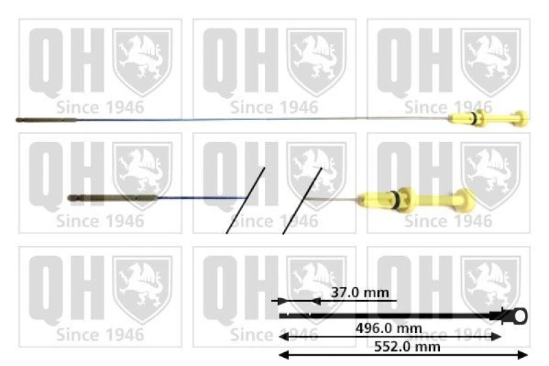 Image of QUINTON HAZELL Oil Dipstick QUINTON HAZELL QOD110