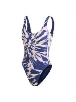 image of Adidas Originals Psychedelic Summer One Piece Swimsuit - Multi