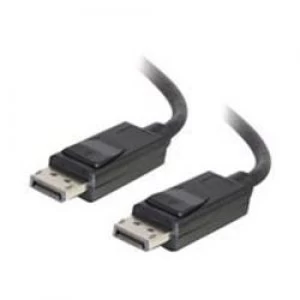 Image of C2G 5m DisplayPort Cable with Latches M/M - Black