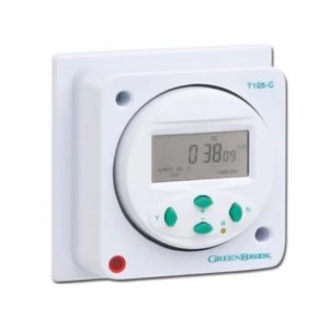 image of Greenbrook 7 Day 24 Setting Electronic Digital Immersion Heater Timer with Battery Backup