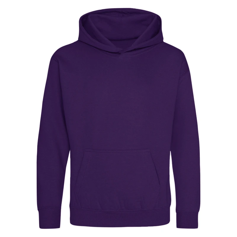Image of Awdis PC5102 boys's Children's sweatshirt in Purple