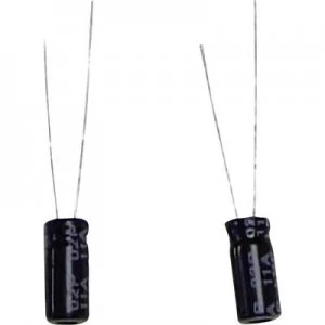 Image of Electrolytic capacitor Radial lead 5mm 1000 16 Vdc 20 x H 10 mm x 20 mm