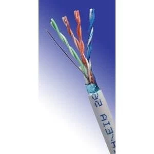 image of Intellinet Network Bulk Cat5e Cable 26 AWG Stranded Wire Grey 305m F/UTP Box