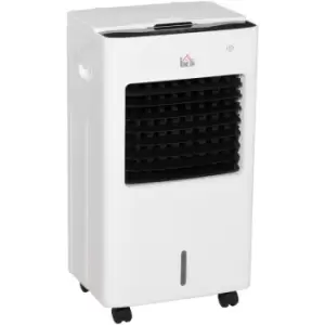 image of 8.5L Air Cooler Swing Ice Cooling 7.5 Timer 9 Settings Fan and Humidifier - Homcom