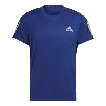 Image of adidas Own the Run T-Shirt Mens - Victory Blue