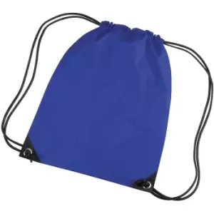 Premium Gymsac Water Resistant Bag (11 Litres) (Pack Of 2) (One Size) (Bright Royal) - Bagbase