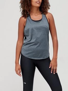 Image of Under Armour Training Tech Vent Tank Top - Black/White Size XL Women