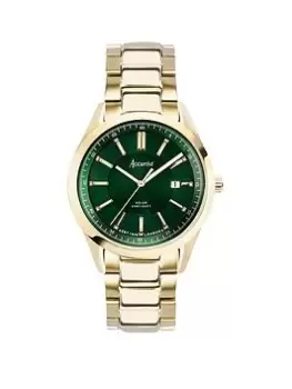 Image of Accurist Mens Everyday Solar Gold Stainless Steel Bracelet 40Mm Watch