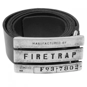 image of Firetrap Gate Belt Mens - Black