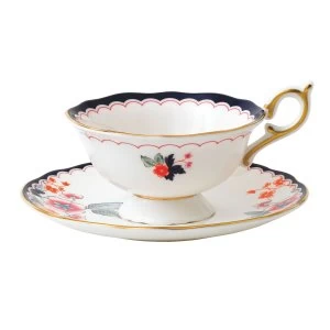 image of Wedgwood Wonderlust Jasmine Bloom Teacup Saucer