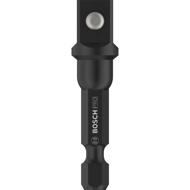 Image of Bosch PRO 1/4" Hex Shank to Square Drive Impact Socket Adapter 2608522563 Drive: 3/8"