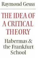 Image of idea of a critical theory habermas and the frankfurt school