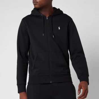 Image of Polo Ralph Lauren Mens Double Knitted Zip-Through Hoodie - Polo Black - L