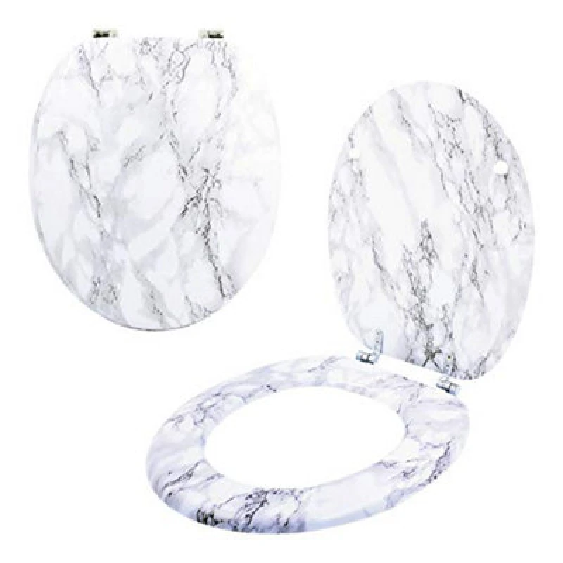 Image of Anika Marble Effect Toilet Seat
