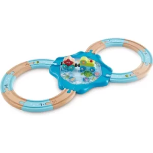 Image of Hape Undersea Figure 8 Wooden Train Set