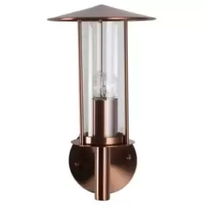 Image of Copper Chimney Outdoor Wall Light - Myosotis