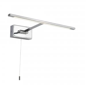 Image of LED 7 Light Adjustable Picture Wall Light Chrome
