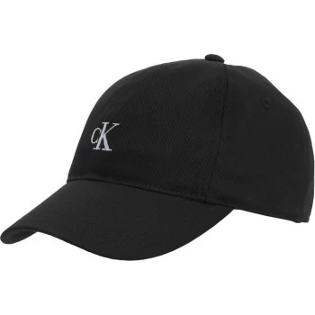 image of Calvin Klein Monogram Cap - Black BEH