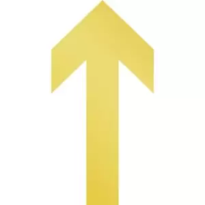 Image of Durable 104804 Floor marking form Arrow, removable Yellow 10 pc(s) (W x H) 100 mm x 200 mm