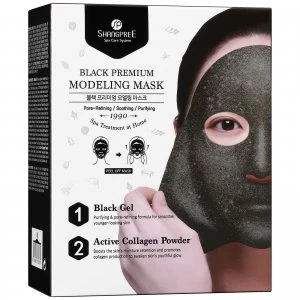 Image of SHANGPREE Black Premium Modeling Mask with Bowl and Spatula 50ml