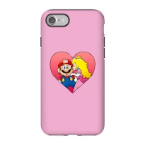 image of Nintendo Super Mario Peach Kiss Phone Case - iPhone 7 - Tough Case - Gloss