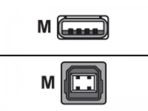 image of Kit USB Cable 6" A To B - .