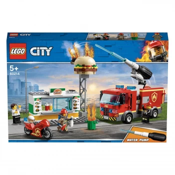 image of LEGO City Fire: Burger Bar Fire Rescue (60214)