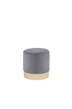 Image of Belle Upholstered Velvet Stool- 34cm x 36cm