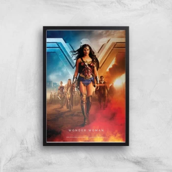 Image of DC Wonder Woman Giclee Art Print - A2 - Black Frame