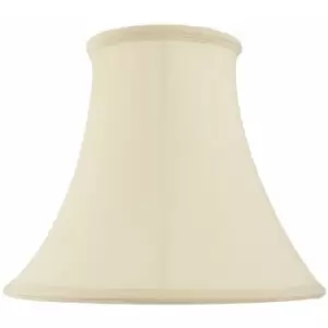 Image of 16" Round Bell Handmade Lamp Shade Cream Fabric Classic Table Light Bulb Cover