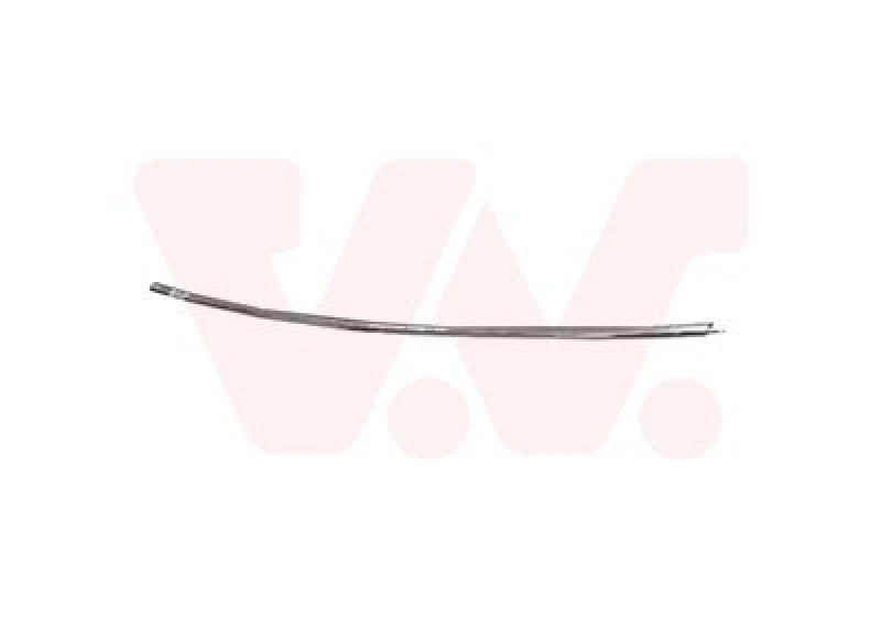 Image of VAN WEZEL Bumper moulding VAN WEZEL 3749550