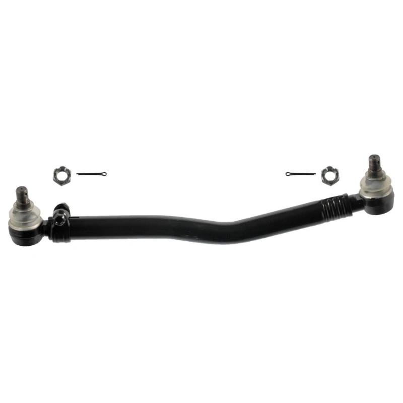 Image of FEBI BILSTEIN 39616 Centre Rod Assembly Front Axle, with crown nut Centre Rod Assembly (285)