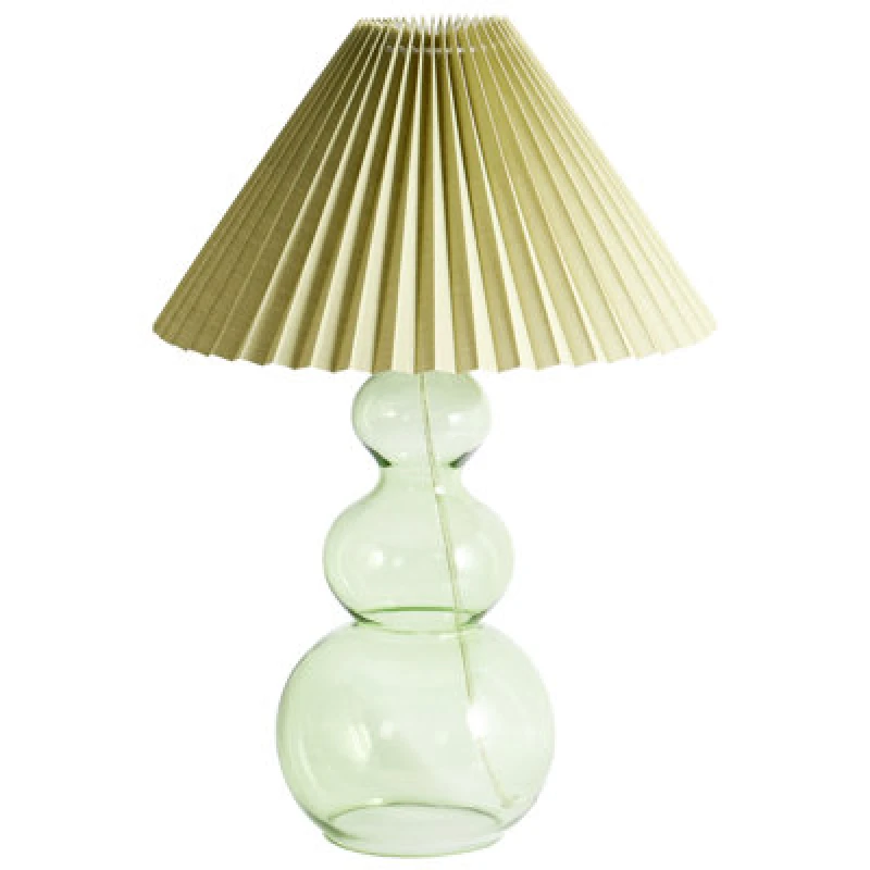 Image of Beliani Table Lamp Sengwa Glass Green