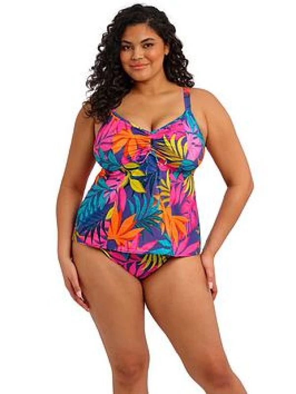 Image of Elomi ELOMI PORTO RAFTI TANKINI TOP Indigo - Elomi - Size: 16 Indigo Female 16 XY71601
