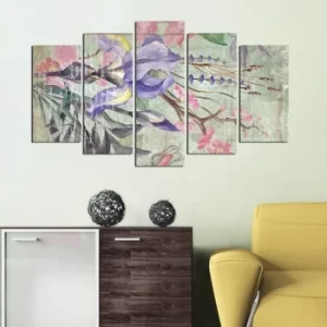 Image of 5MF-60 Multicolor Decorative MDF Painting (5 Pieces)