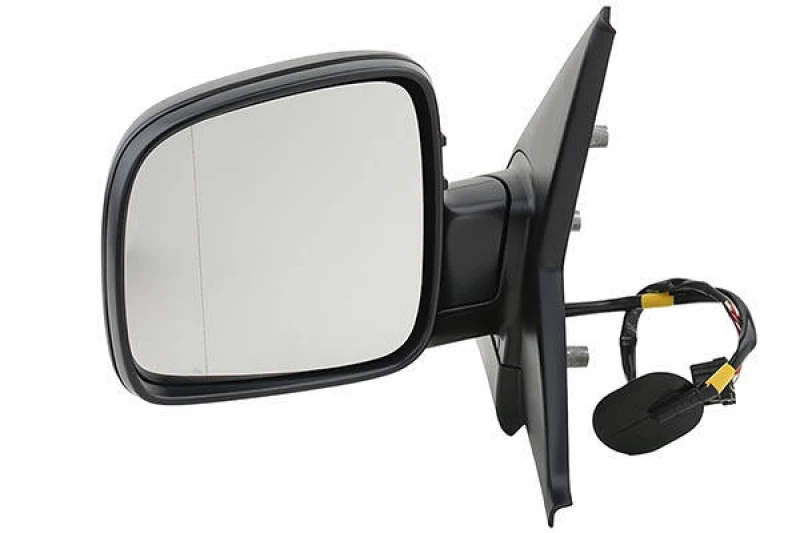 Image of JOHNS 95 67 37-21 Wing mirror Left, black, Heatable Outside Mirror (50)